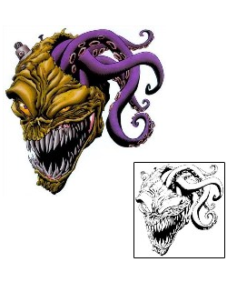 Octopus Tattoo Horror tattoo | KHF-00052