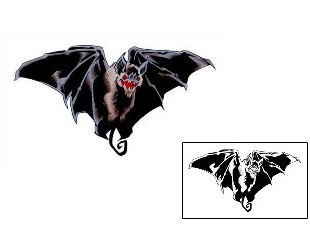 Bat Tattoo Horror tattoo | KHF-00055