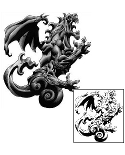 Gargoyle Tattoo Mythology tattoo | KHF-00117