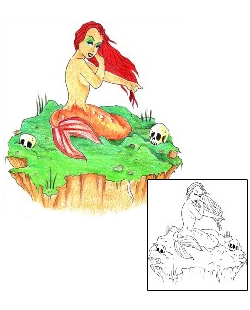 Mermaid Tattoo Mythology tattoo | KJF-00061