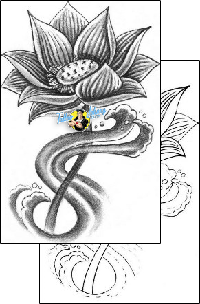 Flower Tattoo plant-life-flowers-tattoos-karin-ackerman-kkf-00011