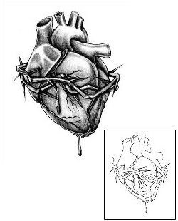 Heart Tattoo For Women tattoo | KKF-00021
