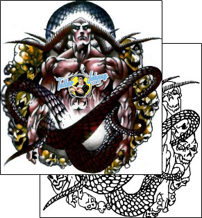 Monster Tattoo fantasy-tattoos-kole-klf-00201