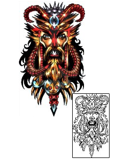 Warrior Tattoo Mythology tattoo | KLF-00282