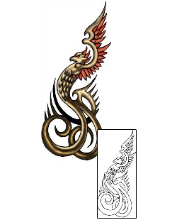 Phoenix Tattoo For Women tattoo | KLF-00475