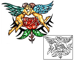 Angel Tattoo Religious & Spiritual tattoo | KLF-00562
