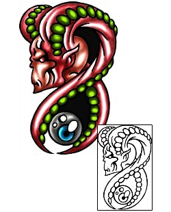 Monster Tattoo Tattoo Styles tattoo | KLF-00633