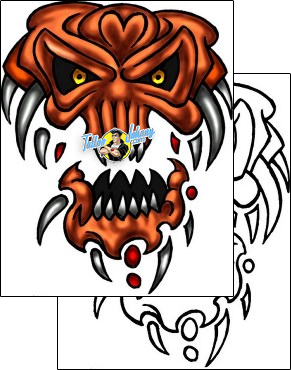 Monster Tattoo horror-monster-tattoos-kole-klf-00742
