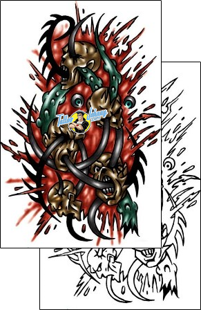 Monster Tattoo horror-monster-tattoos-kole-klf-00939