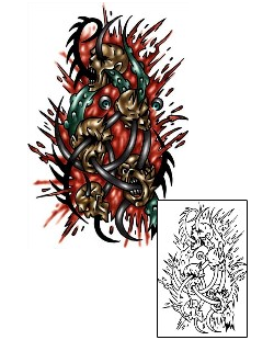 Monster Tattoo Tattoo Styles tattoo | KLF-00939