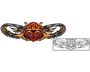 Claddagh Tattoo Religious & Spiritual tattoo | KLF-01143