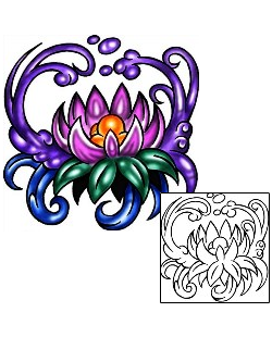 Lotus Tattoo Plant Life tattoo | KLF-01316
