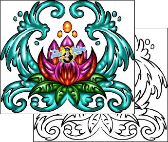 Lotus Tattoo plant-life-lotus-tattoos-kole-klf-01320