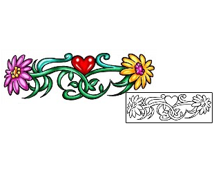 Daisy Tattoo Plant Life tattoo | KLF-01788