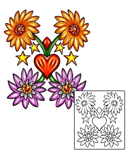 Daisy Tattoo Plant Life tattoo | KLF-01796