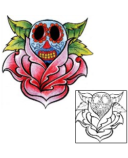 Day of the Dead Tattoo Plant Life tattoo | KPF-00020