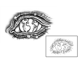 Eye Tattoo Miscellaneous tattoo | KRF-00012
