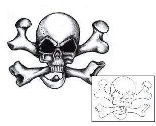 Skull Tattoo Miscellaneous tattoo | KRF-00043