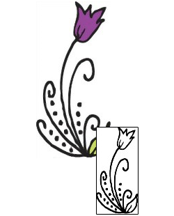 Tulip Tattoo Plant Life tattoo | KWF-00097