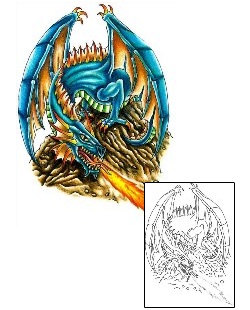 Dragon Tattoo Mythology tattoo | KYF-00003