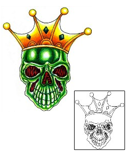 Crown Tattoo Horror tattoo | KYF-00025