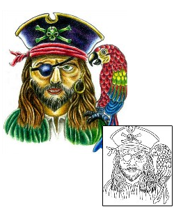 Pirate Tattoo Miscellaneous tattoo | KYF-00031