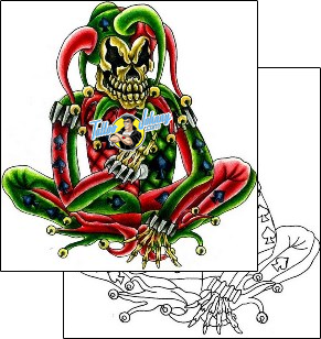 Joker - Jester Tattoo skeleton-tattoos-kyle-dunnuck-kyf-00032