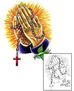 Praying Hands Tattoo Religious & Spiritual tattoo | KYF-00034
