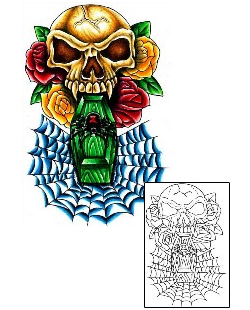Coffin Tattoo Horror tattoo | KYF-00044