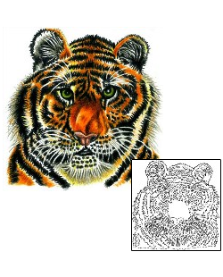 Tiger Tattoo Animal tattoo | KYF-00050