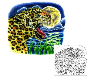 Leopard Tattoo KYF-00051