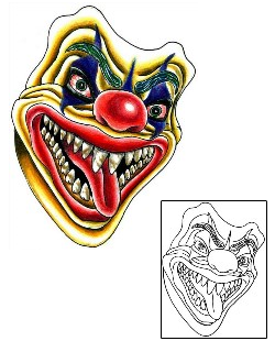 Clown Tattoo Miscellaneous tattoo | KYF-00053