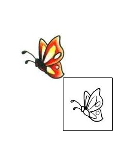 Butterfly Tattoo L1F-00041