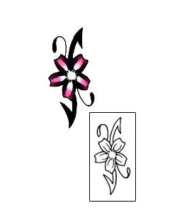 Flower Tattoo Plant Life tattoo | L1F-00054