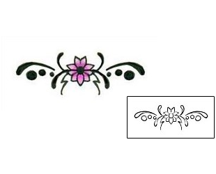 Flower Tattoo Plant Life tattoo | L1F-00055