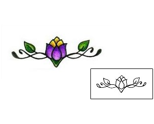 Flower Tattoo Plant Life tattoo | L1F-00064