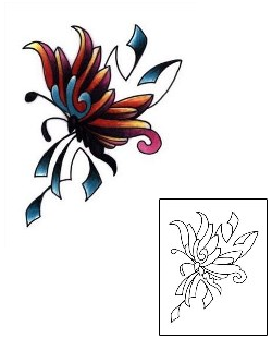 Butterfly Tattoo For Women tattoo | L1F-00066