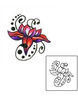 Lotus Tattoo Plant Life tattoo | L1F-00068