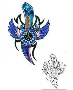 Dagger Tattoo Miscellaneous tattoo | L1F-00082
