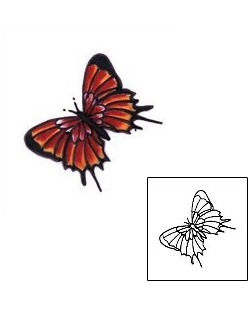 Butterfly Tattoo Insects tattoo | L1F-00169