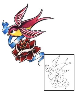 Bird Tattoo Miscellaneous tattoo | L1F-00170