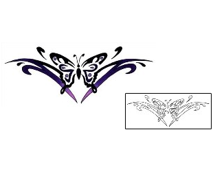 Butterfly Tattoo Specific Body Parts tattoo | L1F-00172