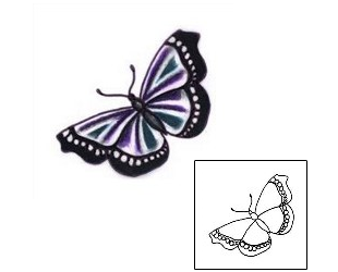 Butterfly Tattoo Insects tattoo | L1F-00182