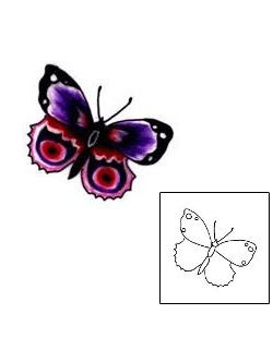 Butterfly Tattoo For Women tattoo | L1F-00187