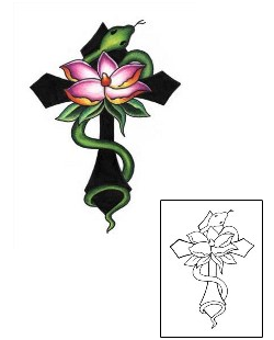 Snake Tattoo Religious & Spiritual tattoo | L1F-00209