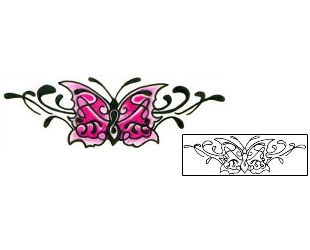 Butterfly Tattoo Specific Body Parts tattoo | L1F-00299
