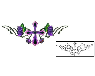 Flower Tattoo Specific Body Parts tattoo | L1F-00303