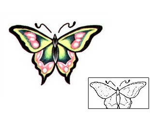 Butterfly Tattoo Insects tattoo | L1F-00347
