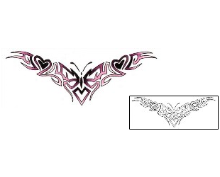 Butterfly Tattoo Specific Body Parts tattoo | L1F-00349