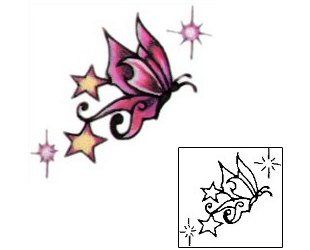Butterfly Tattoo Insects tattoo | L1F-00359